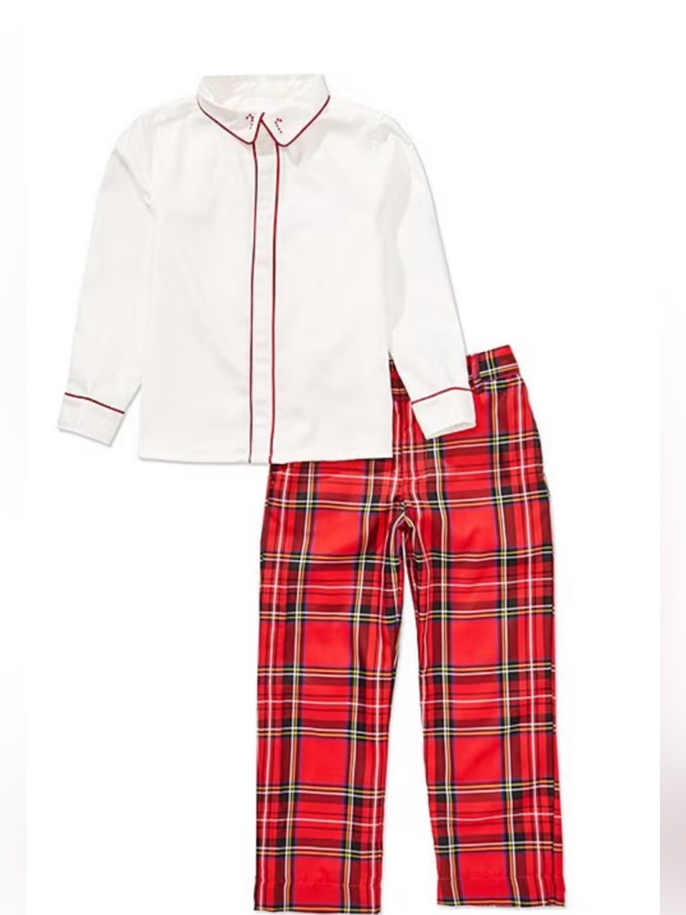 Edgehill Collection x The Broke Brooke Little Boys Charlie Plaid Pants Set Sz 5